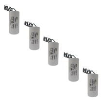 Kit 5 Capacitor Permanente 40uF 250Vac EPX com Fio