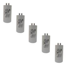 Kit 5 Capacitor Permanente 50uF 380/400Vac EPX com Terminal Duplo