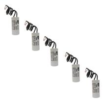 Kit 5 Capacitor Permanente 8uF 250Vac EPX com Fio