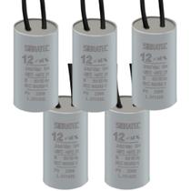 Kit 5 capacitor permanente com cabo 12,0 uf/250v Kit 5 capacitor permanente com cabo 12,0 uf/250v