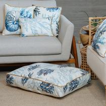 Kit 5 Capas Almofadas Linhão Lar Doce Mar e Caminha Futon Pet Kit 5 Capas Almofadas Linhão Lar Doce Mar e Caminha Futon Pet