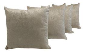 Kit 5 Capas De Almofadas Decorativas Sued Lisas 45x45