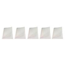 Kit 5 Capas Encadernação Térmica Até 30 Folhas A4 Branca