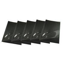 Kit 5 Capas Encadernação Térmica Até 30 Folhas A4 Preta