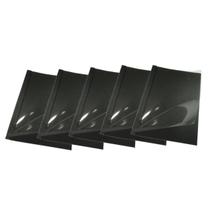 Kit 5 Capas Encadernação Térmica Até 400 Folhas A4 Preta Kit 5 Capas Encadernação Térmica Até 400 Folhas A4 Preta
