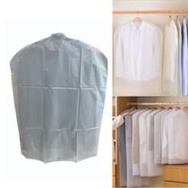 Kit 5 Capas Protetoras Roupa Transparente S/ Zíper 60x120cm Kit 5 Capas Protetoras Roupa Transparente S/ Zíper 60x120cm