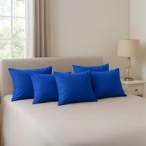 Kit 5 Capas Travesseiro 50 X 70 Hospitalar Impermeável Azul Kit 5 Capas Travesseiro 50 X 70 Hospitalar Impermeável Azul