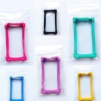 Kit 5 Capinhas de Celular Universal Anti-Impacto, Elástica, Bumper Kit 5 Capinhas de Celular Universal Anti-Impacto, Elástica, Bumper