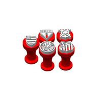 Kit 5 Carimbos Marcador Brigadeiro/Doces Times Futebol