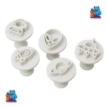 Kit 5 Carimbos marcadores de docinhos - astronauta e espaço Kit 5 Carimbos marcadores de docinhos - astronauta e espaço