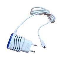 Kit 5 Carregadores Turbo Celular Cabo Saída 5V/2.4 2-Usb