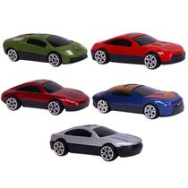 Kit 5 Carrinhos Miniatura Esportivos Escala 1:64 Sortidos - Castela Kit 5 Carrinhos Miniatura Esportivos Escala 1:64 Sortidos - Castela