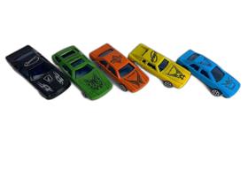 Kit 5 Carrinhos Miniaturas Carros Coleção Express