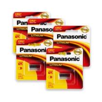 Kit 5 Cartelas Bateria Lítio Cr2 Panasonic 3V 5 Unidades