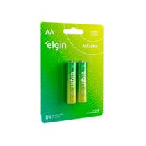 Kit 5 Cartelas de Pilhas Alcalina AA Cartela C/ 2 Pçs - Elgin Kit 5 Cartelas de Pilhas Alcalina AA Cartela C/ 2 Pçs - Elgin