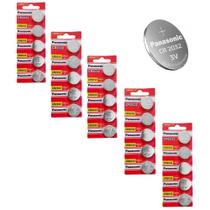 Kit 5 Cartelas Pilhas Baterias Panasonic Cr2032 3V 25 Unid. Kit 5 Cartelas Pilhas Baterias Panasonic Cr2032 3V 25 Unid.