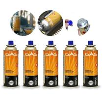 Kit 5 Cartuchos De Gás Para Fogareiros E Maçaricos 280550 Nautika