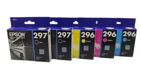 KIT 5 CARTUCHOS ORIGINAIS 296 e 297 Xp231 Xp241 Xp431 Xp441 - EPSON