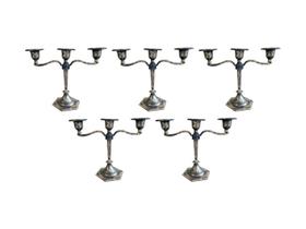 Kit 5 Castiçal Triplo 18cm Preto Rústico Suporte Elegante e Decorativo Para Vela. Kit 5 Castiçal Triplo 18cm Preto Rústico Suporte Elegante e Decorativo Para Vela.