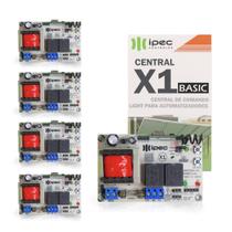 Kit 5 Central Placa Motor Comando Universal Eletrônico X1 Kit 5 Central Placa Motor Comando Universal Eletrônico X1