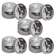 Kit 5 Cera Capilar Incolor Vision 130g - Efeito Molhado Kit 5 Cera Capilar Incolor Vision 130g - Efeito Molhado