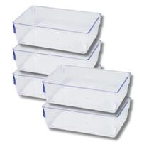 Kit 5 Cesto Organizador de Armario Modular 3 Porta Utensilio