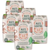 Kit 5 Chá Mate Erva Mate Guayra Tostado 250 gramas Gelado ou Quente