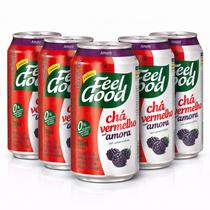 Kit 5 Chá Vermelho com Amora Feel Good 330ml Kit 5 Chá Vermelho com Amora Feel Good 330ml