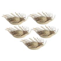 Kit 5 Chapéus de Palha Caipira Junino Desfiado