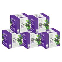 Kit 5 Chás Leão Amora, Mirtilo e Baunilha com 10 Sachês