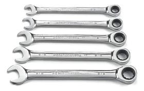 Kit 5 Chave De Boca Combinada Catraca 8 10 12 13 19 Mm