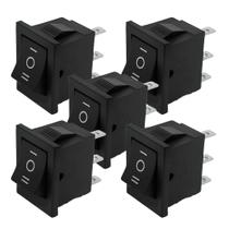 Kit 5 chave gangorra on/off/on 3 polos 6a 250v Kit 5 chave gangorra on/off/on 3 polos 6a 250v