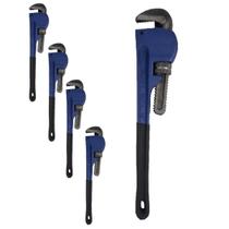 Kit 5 Chave Grifo 18 Polegadas Aço Tipo Americano Tubo 450mm