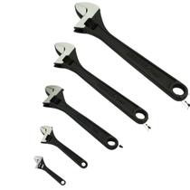 Kit 5 Chave Inglesa Ajustável Preta 4 6 8 10 12 Gedore Red oxidada Profissional Kit 5 Chave Inglesa Ajustável Preta 4 6 8 10 12 Gedore Red oxidada Profissional