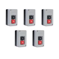 Kit 5 Chave Liga e Desliga p/ Acionamento Motor Bipolar 30A