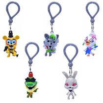 Kit 5 Chaveiros para Mochila Five Nigths At Freddys Backpack Hangers Just Toys - 754590834308 Kit 5 Chaveiros para Mochila Five Nigths At Freddys Backpack Hangers Just Toys - 754590834308