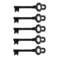 Kit 5 Chaves Decorativas Rústica Enfeite em Ferro Nº 01 26cm Kit 5 Chaves Decorativas Rústica Enfeite em Ferro Nº 01 26cm