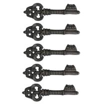 Kit 5 Chaves Decorativas Rústica Enfeite em Ferro Nº 02 26cm