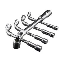 Kit 5 Chaves L Soquete Passante Vazado 8, 9, 10, 11 e 13mm