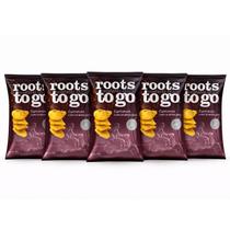Kit 5 Chips de Batata-doce Roots To Go Especiarias 45g Kit 5 Chips de Batata-doce Roots To Go Especiarias 45g