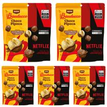 KIT 5 Choco Pipoca 70g Netflix Bauducco Pipoca Caramelizada
