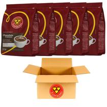 Kit 5 Chocolate Cremoso Linha Profissional 3 Corações 1kg