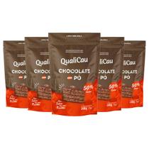 Kit 5 Chocolate em pó 50% Qualicau 200g Kit 5 Chocolate em pó 50% Qualicau 200g
