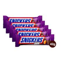 Kit 5 Chocolate Snickers Dark 42g Kit 5 Chocolate Snickers Dark 42g