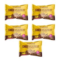 Kit 5 Chocopeanuts Uncooked S/ Açúcar e Glúten 125g
