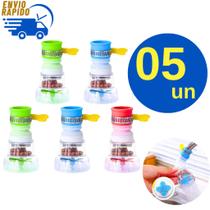 Kit 5 Chuveirinho Bico Extensor Giratória 360 Filtro De Água Arejador Flexível para Torneira Kit 5 Chuveirinho Bico Extensor Giratória 360 Filtro De Água Arejador Flexível para Torneira