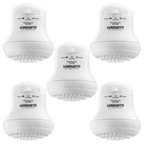 Kit 5 Chuveiro elétrico de parede Lorenzetti 3 Temperatura Kit 5 Chuveiro elétrico de parede Lorenzetti 3 Temperatura