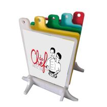 Kit 5 (cinco) tabuas lisas polietileno - 21x17 - Cozinha