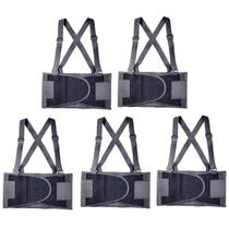 Kit 5 Cinta Ergonômica Industrial Black Belt Comfort Volk Kit 5 Cinta Ergonômica Industrial Black Belt Comfort Volk