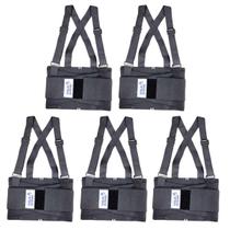 Kit 5 Cinta Ergonômica Refletiva Black Belt Reflex Volk